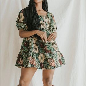 Zoa Floral Jacquard Mini